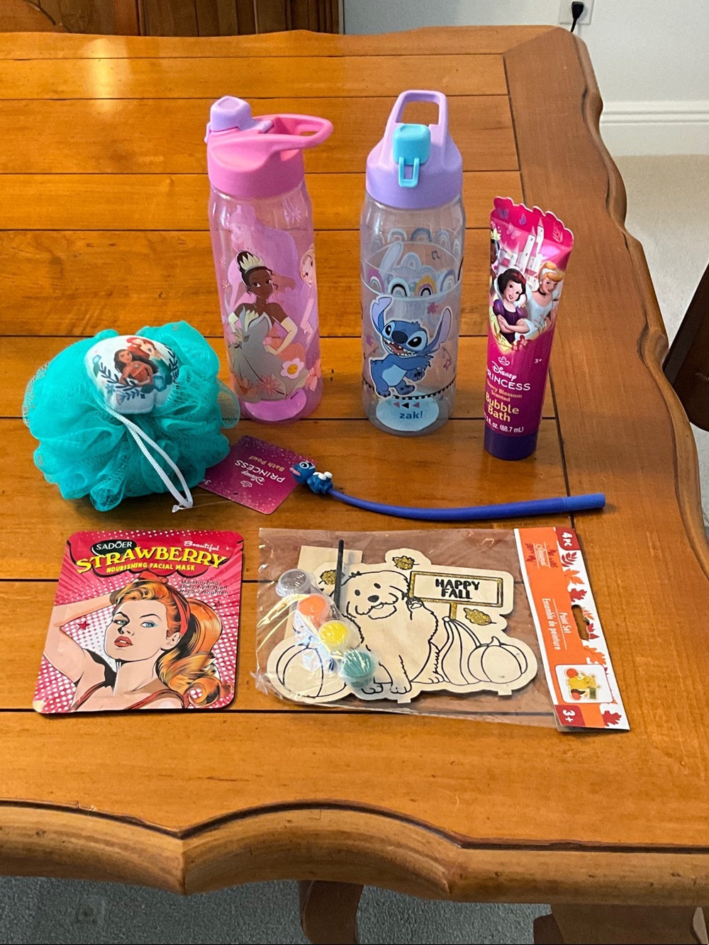 Disney Princess & Stitch Kids Water Bottles, bubble bath and more
